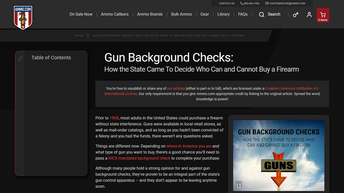 Gun Background Checks: How the State Came To Decide Who Can ... - Ammo.com